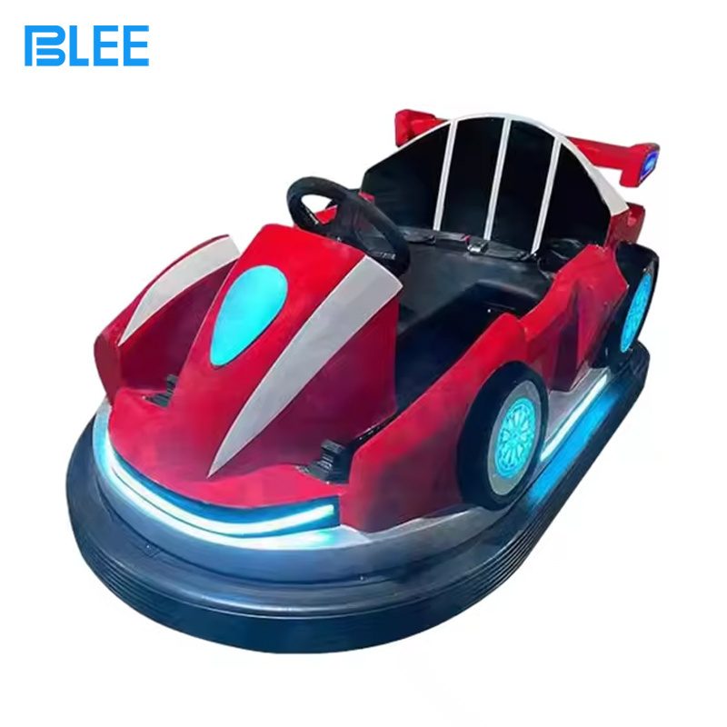 Outdoor Electric Mini Bumper Car for Adults Kids Amusement Park Ground-net Bumper Cars With Light Floor