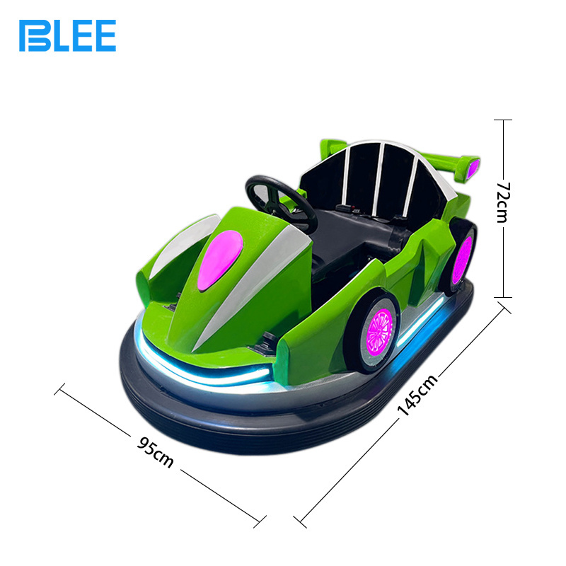 Outdoor Electric Mini Bumper Car for Adults Kids Amusement Park Ground-net Bumper Cars With Light Floor