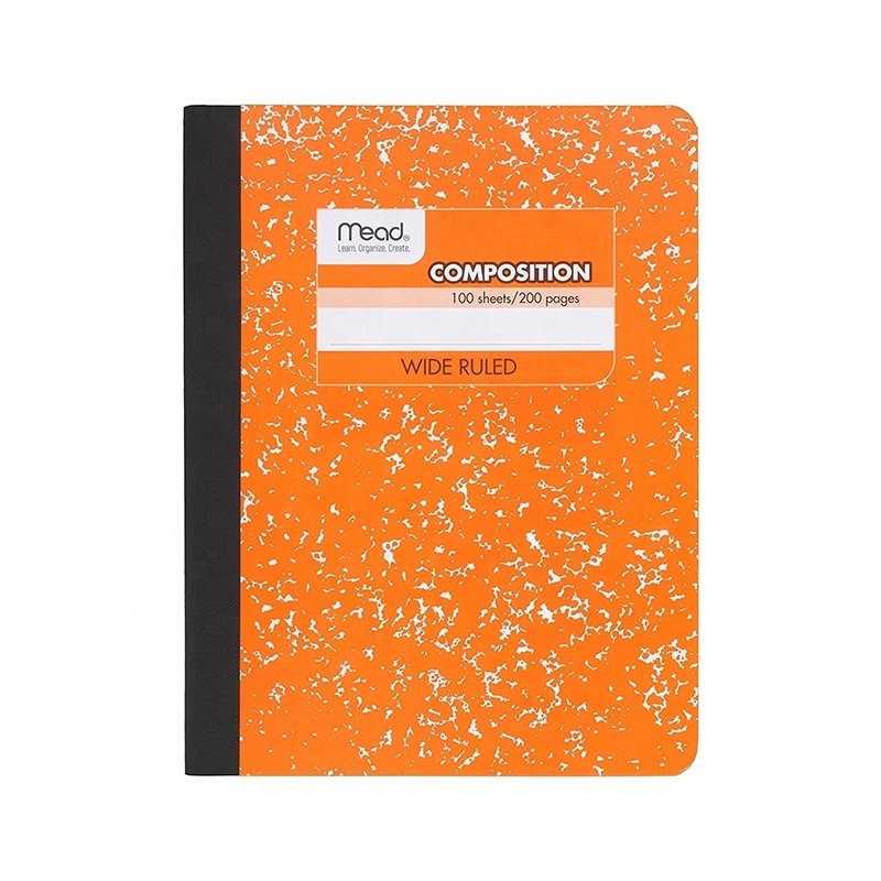 Customised Logo School Composition Notebooks Soft Paper Cover Student Notepad College Ruled Sheets Cute Note Book Recycled Diary