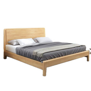 Wooden beds Modern King Size Particle Board Wooden Bed with Storage bedroom furniture camas de madera