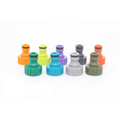 Plastic Garden Tools Hose Water Quick Connector 1/2" 3/4'' ABS Garden Hose Tap Adaptor garden watering connectors