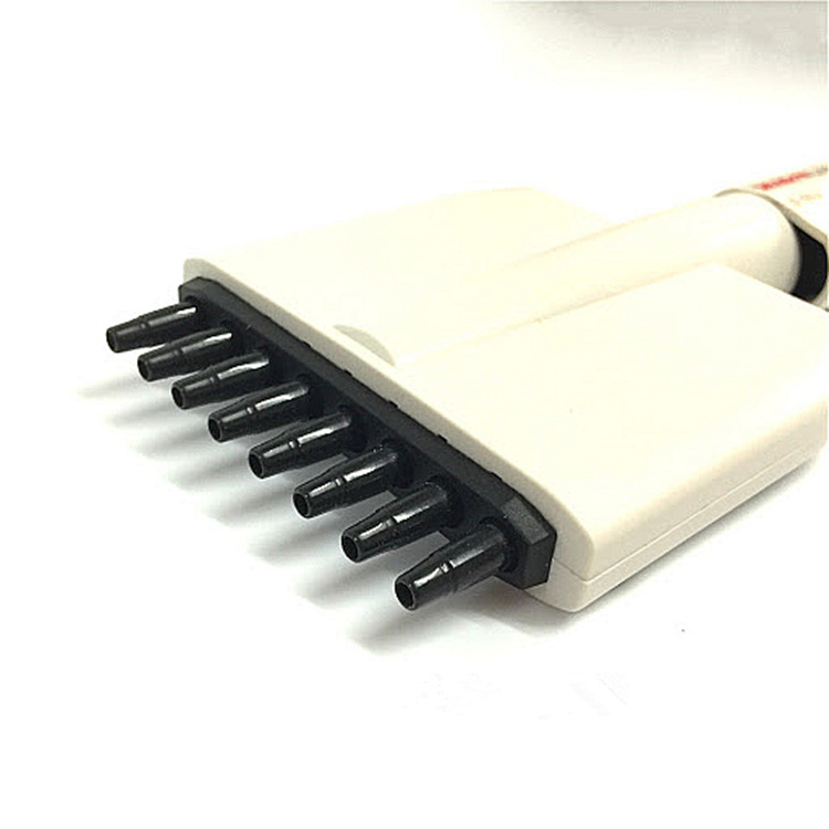 0.5-10ul 8 Channel Repeating Transfer DLAB Multichannel Pipettes