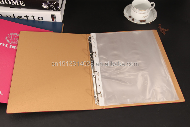 Custom Leather Zippered Padfolio Conference File Folder Document Bag With Removable 2-Ring Binder A3 A4 A5 Business Portfolio