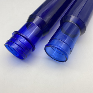 100% Virgin 750 gram plastic blue 55mm neck pressure or screw mouth pet preform for 20 litre 5 gallon water bottle