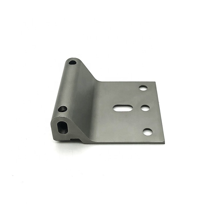 Customized aluminum hinge CNC machining grey anodizing aluminum extrusion profile