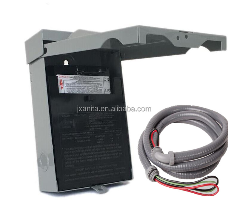 Non-Fused Pull-Out AC Disconnect Switch Ac Disconnect Box Disconnect Box Air Conditioning Disconnect Switch 60 Amp 240V