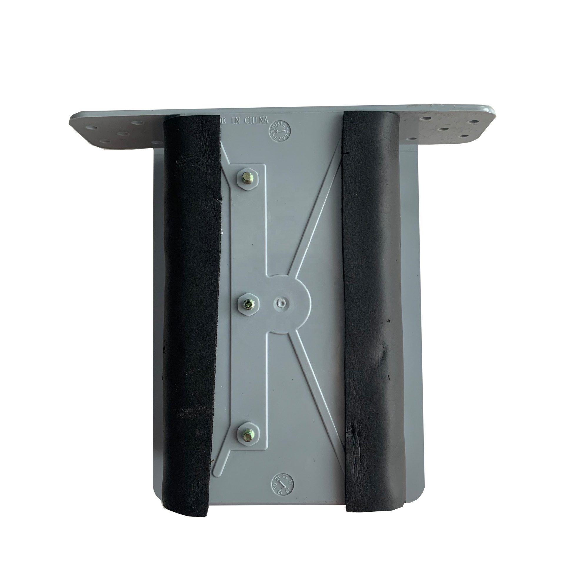 Non Metallic Octagon Ceiling Electric Box with Gasket Vapor Proof Plastic Flush Bracket Gray Outlet Box cETL Listed