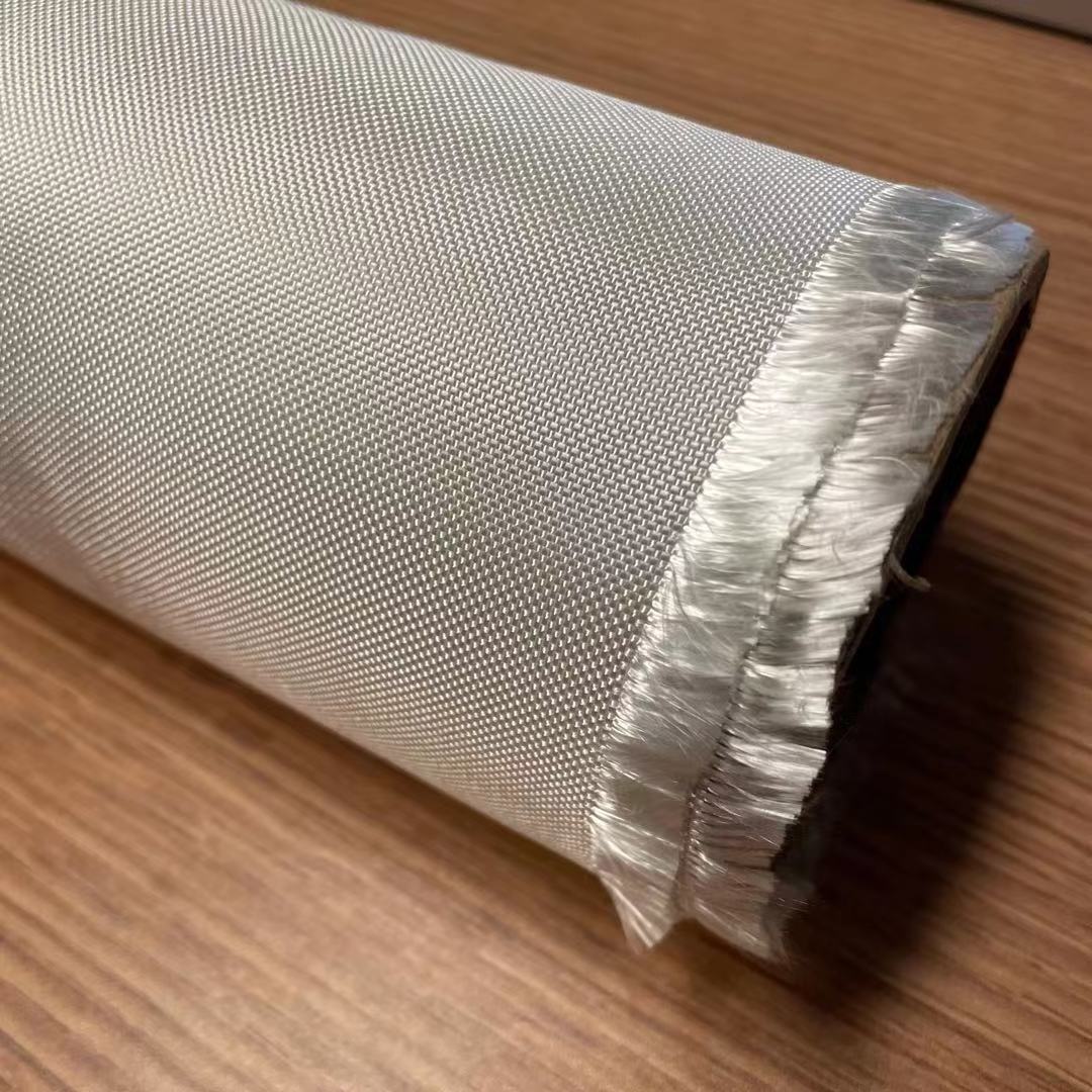 Fireproof insulated high silica fiber glass cloth high silicon oxygen cloth stable high silica glass fiber against fire fabric