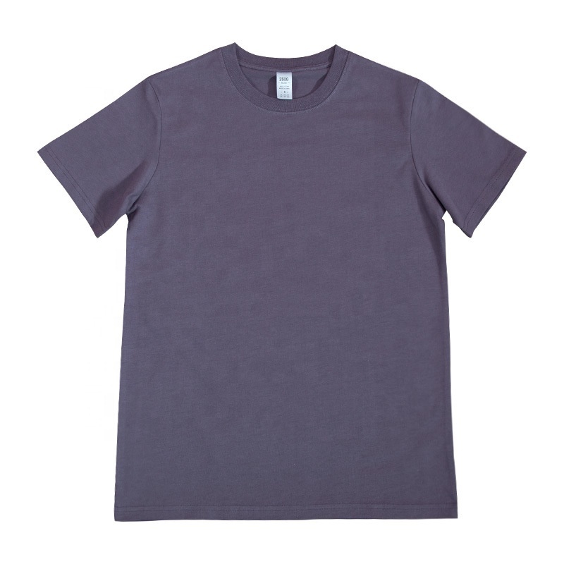 Wholesale Blank Plain Hemp O-neck T Shirt 100% Organic Cotton Solid T-shirt Sports Wears Short Sleeve Blouses Casual T Shirts