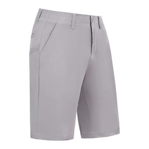 Luxury stylish mens golf shorts blank high performance golf shorts quick dry golf shorts wholesale