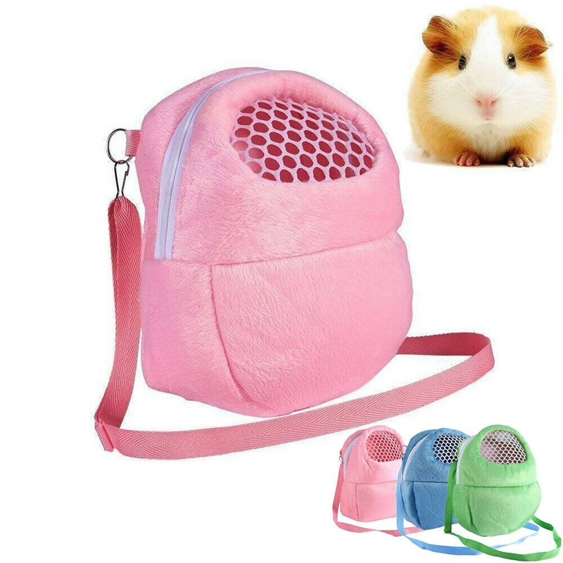 Chinchilla Guinea Pig Bunny Breathable Carrier Cage Hamster Travel Carrier Bag Pet Travel Backpack