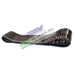 18x4x50 rubber track CAT 287 CAT287B Skid Steer Loader Rubber Tracks for Posi Track Loader