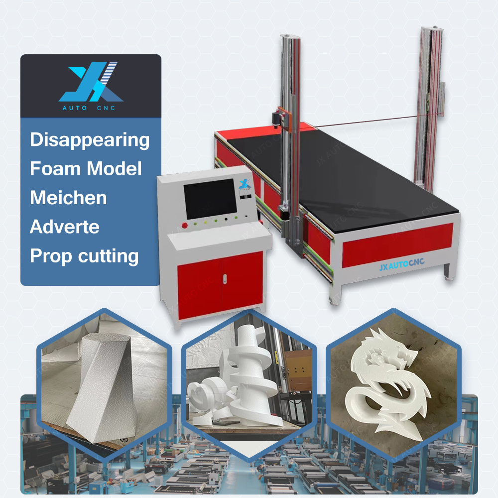 5 4 axis vertical hot line Wire Styrofoam Cutting automatic electric 3D hot wire epe eps cnc foam sheet cutter cutting machine