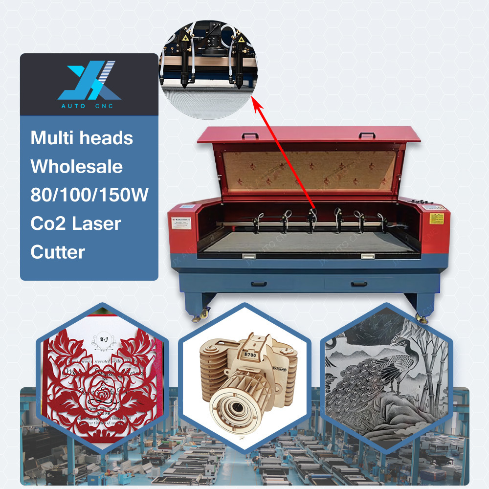 JX asynchronous dual heads 1812 ccd camera laser cutting machine 130w co2 laser cut sublimation fabrics machine for textile