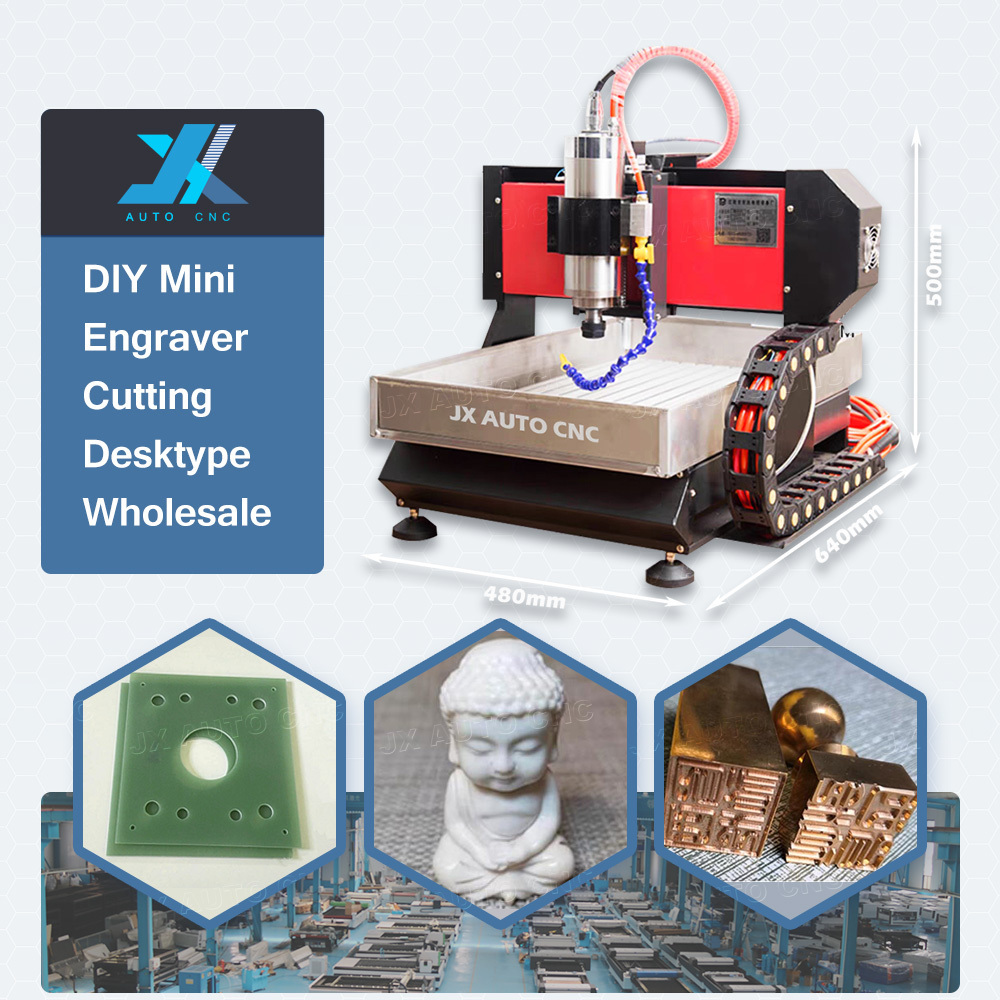 JX OEM CNC 3040 Pro Wood Router Manufacturer 3 Axis PCB Drilling Woodworking Machinery Custom Mini CNC Wood Router Machine