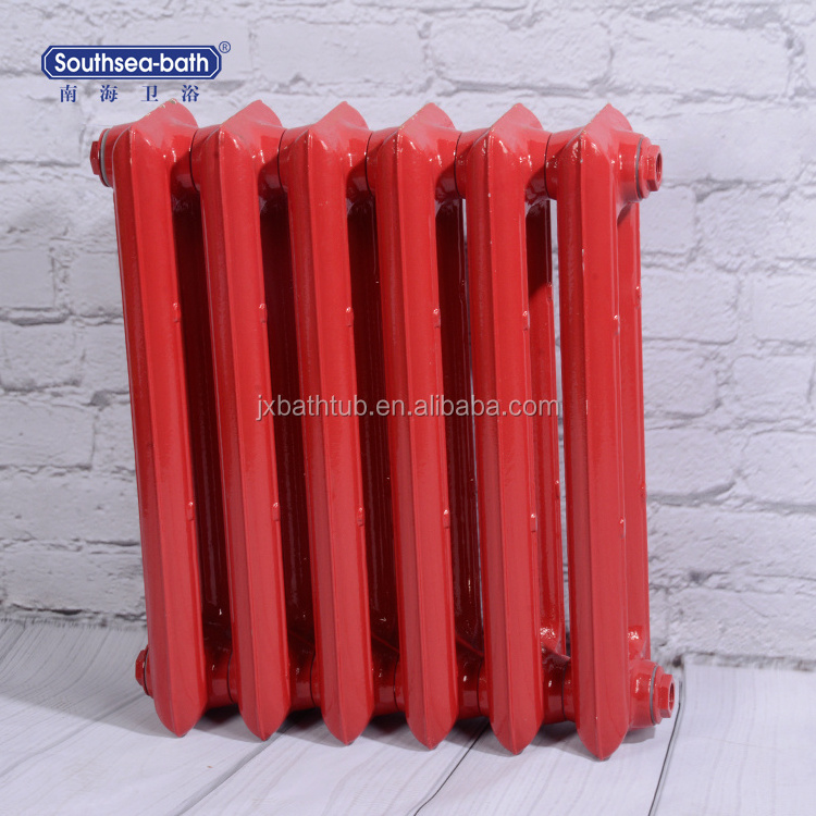 Home Heating  Red Anti-rust  Cast Iron Radiator for Central Heating