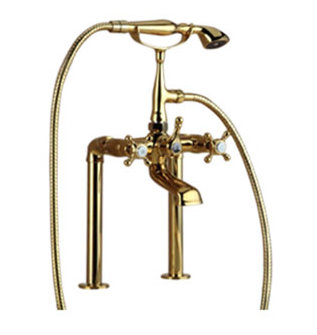 Brass Chrome Waterfall Bath Bathtub Shower Faucet