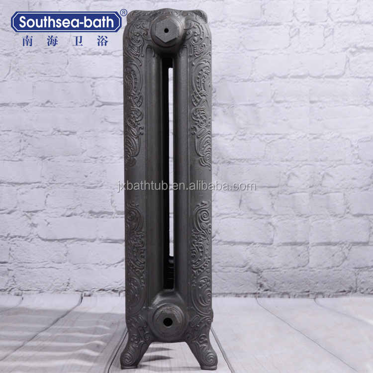 Matt Black Painting Traditional Column Cast Iron Radiator