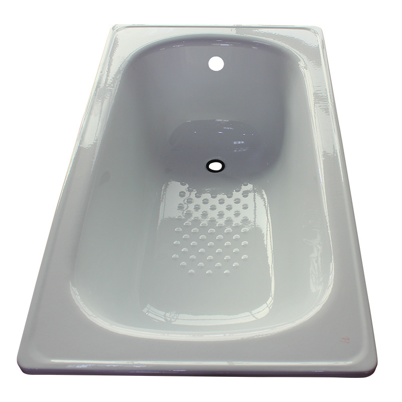 enamel steel square shower bathtub