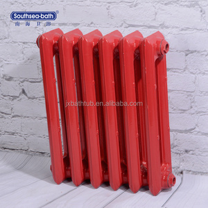 Home Heating  Red Anti-rust  Cast Iron Radiator for Central Heating