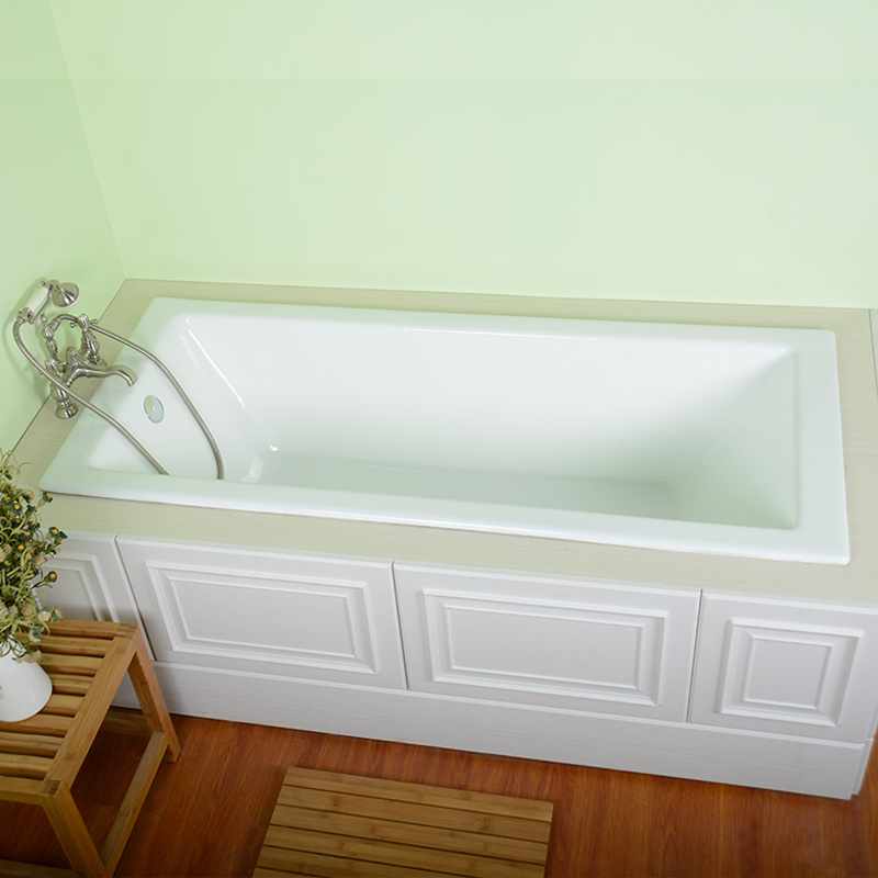 metal bathtubs for sale outdoor soaking tub Wide Size Built In Cheap Cast Iron Bathtub for sale