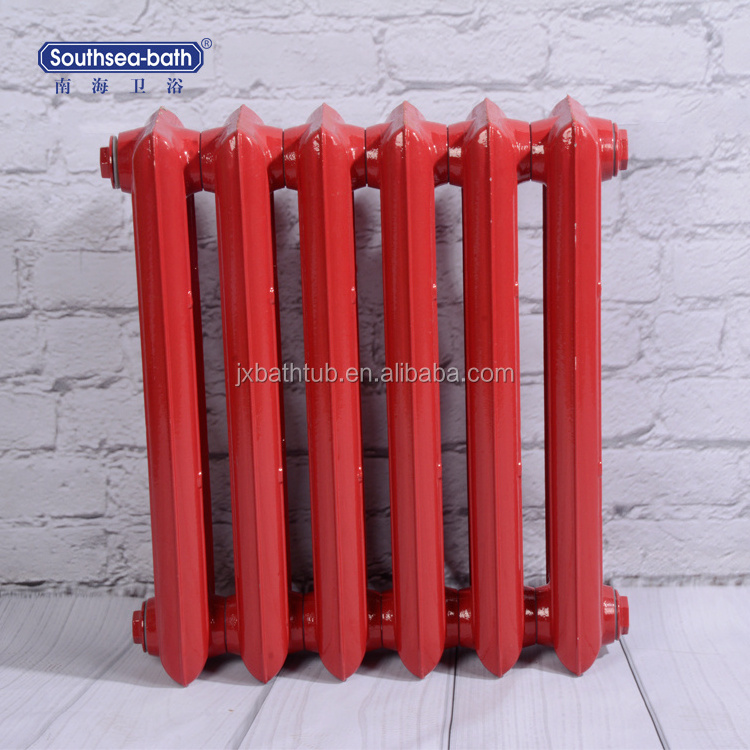 Home Heating  Red Anti-rust  Cast Iron Radiator for Central Heating