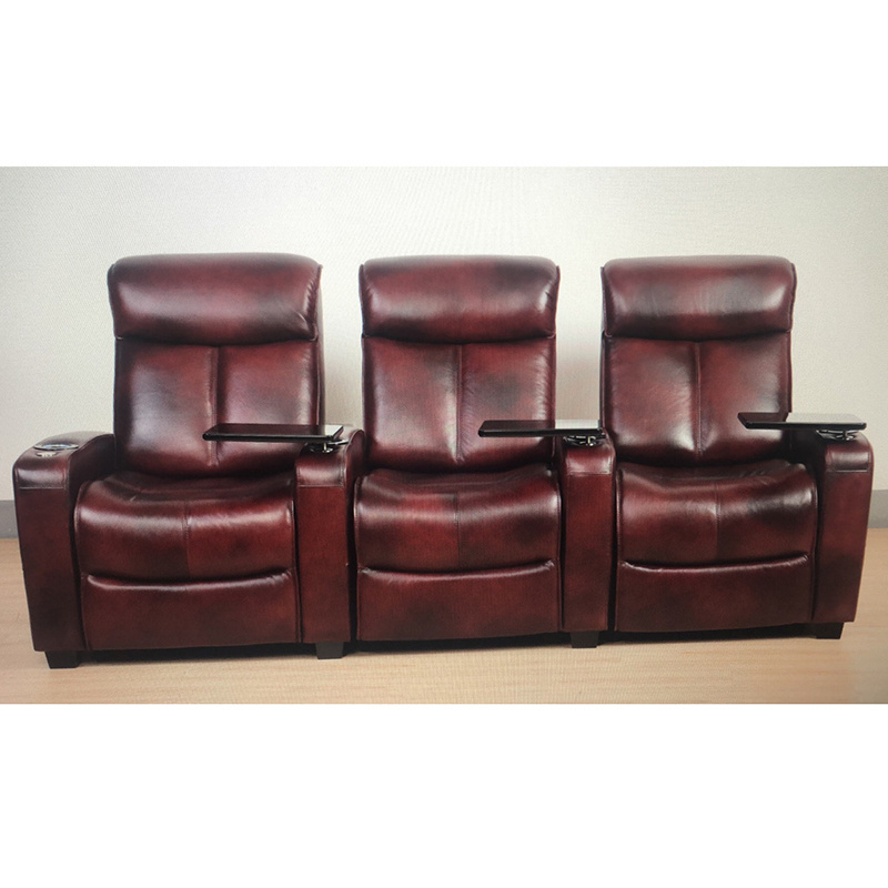 Leather reclining theater factory direct sale movie theater couch Home theater chair seating