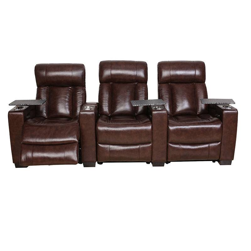 Leather reclining theater factory direct sale movie theater couch Home theater chair seating