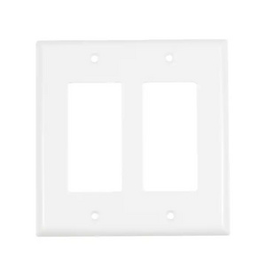 US Standard Size 2 Gang GFCI Outlet Wall Plate 50A Rated Current NFC Network 125V socket Electrical Switch Plate Cover