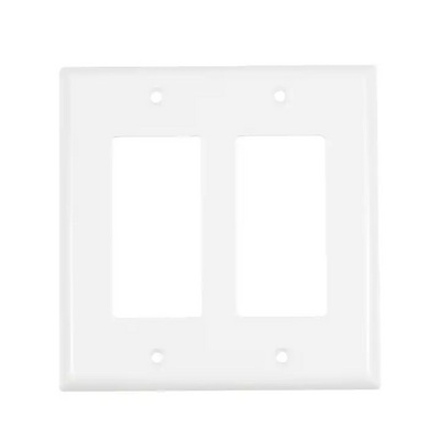 US Standard Size 2 Gang GFCI Outlet Wall Plate 50A Rated Current NFC Network 125V socket Electrical Switch Plate Cover