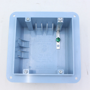 cETL Listed Wall-Mounted Junction Box square SPB-6 PVC Weatherproof Plastic  electrical Socket switch box