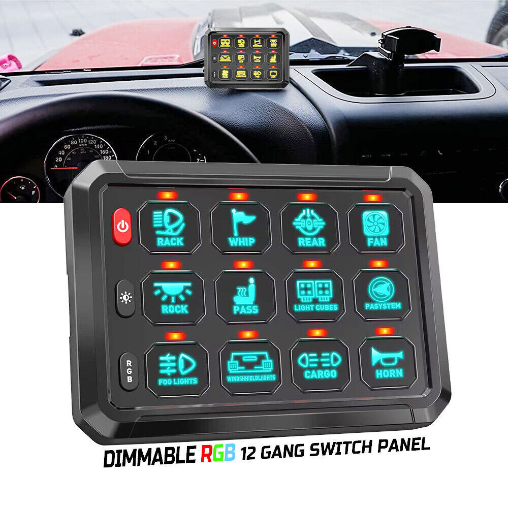 12 Gang Switch Panel touch screen controlled panel