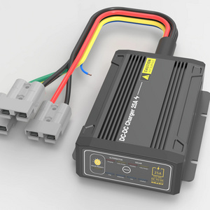 Input intelligent charger dc to dc  25A  lead acid solar car battery Charger with over Heat Protection