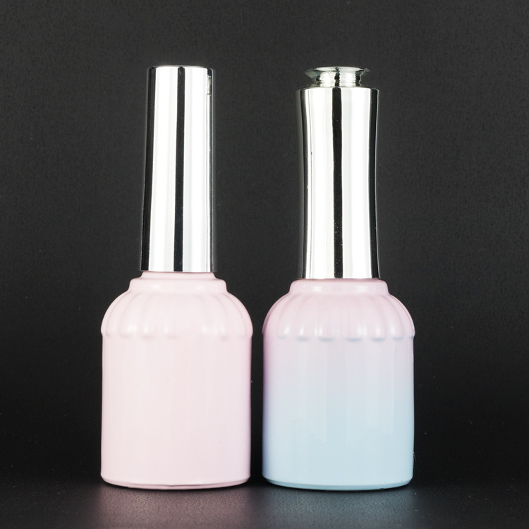 Bulk uv 11ml 15 ml empty rectangle shapes nail polish oil glass bottles