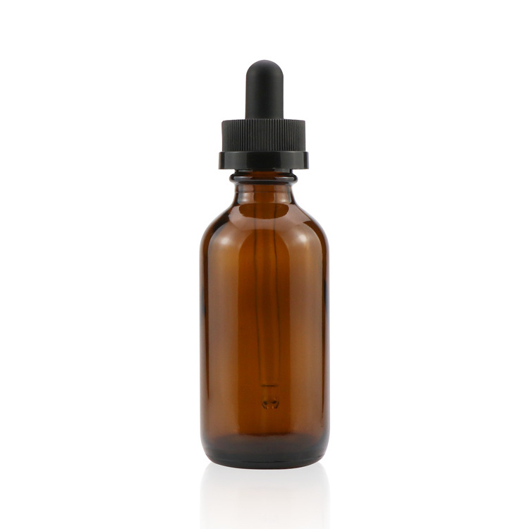 15 ml 30 ml 60 ml 120 ml amber crc cap essential oil boston round dropper glass bottles with dropper