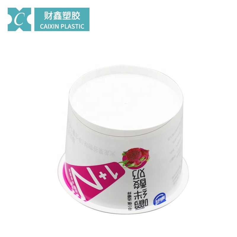 Food packaging factory 300ml yogurt cup packaging large yogurt container ice cream container suppliers