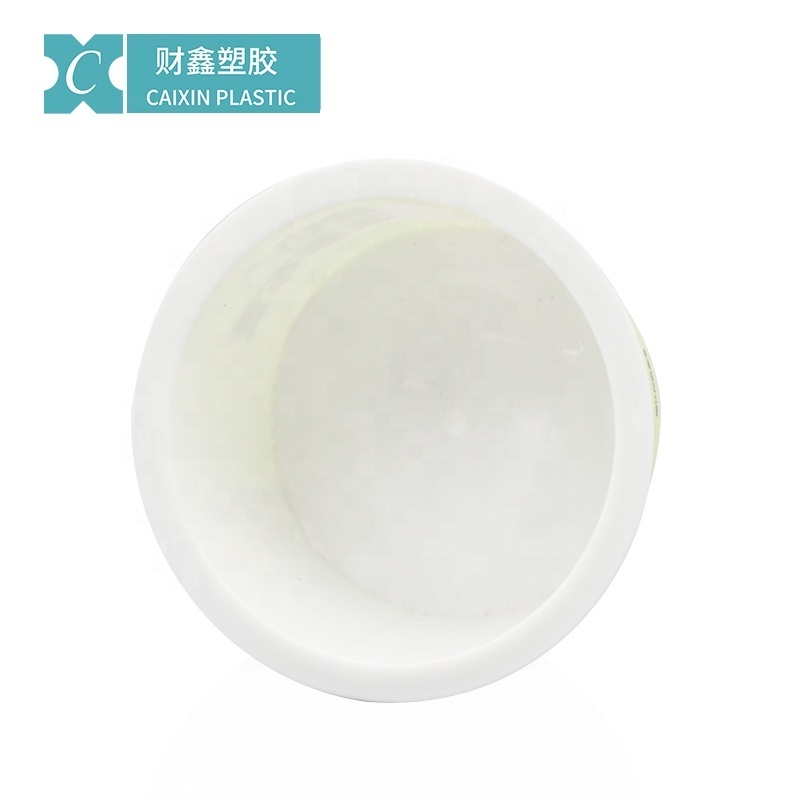 Caixin factory CX008A IML container 80ml pp pudding/jelly/sauce flexible small round tub yogurt container injection plastic cup