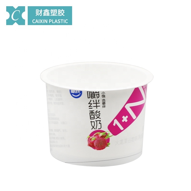 Food packaging factory 300ml yogurt cup packaging large yogurt container ice cream container suppliers