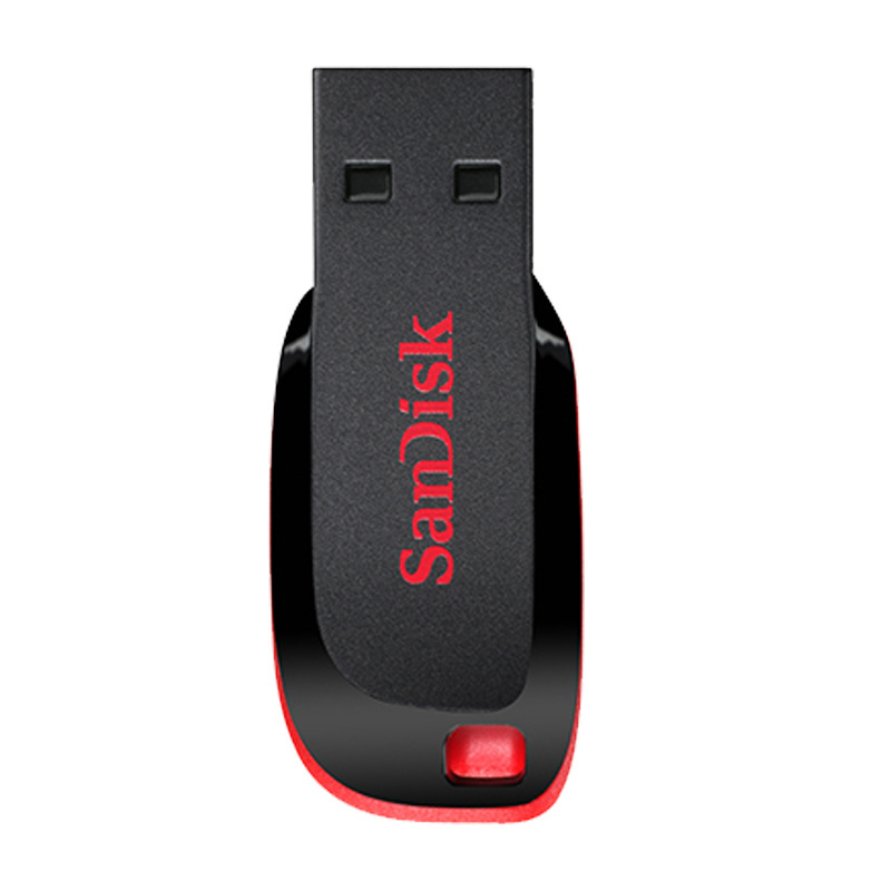 100% original SanDisk CZ50 Cruzer Blade USB Flash Drive 16GB 32GB 128GB USB 2.0 Pen Drive 64GB USB Flash Stick pendrives