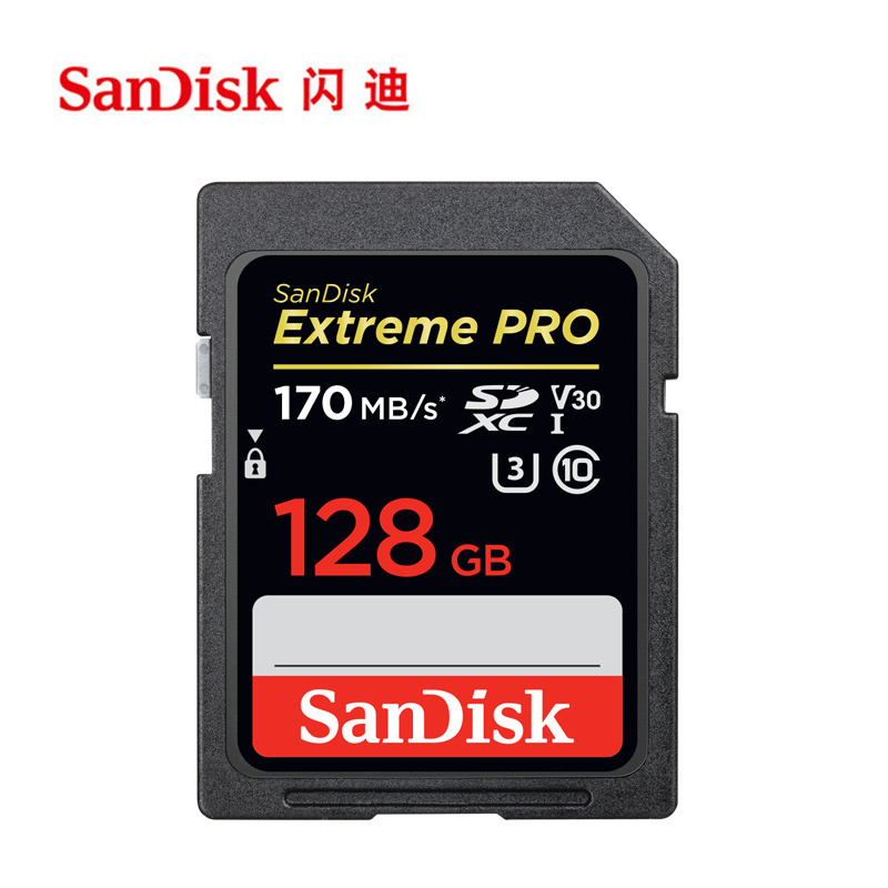 SanDisk Extreme PRO High Speed sd card 32GB 64GB 128GB Memory Card 256GB U3 V30 Class10  SDXC SDHC for  camera