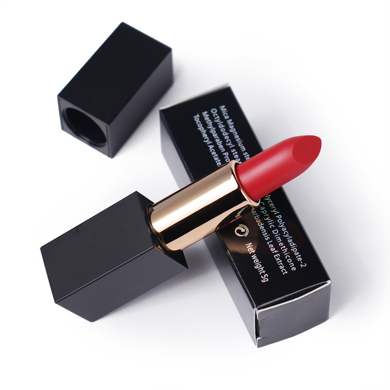 Professional cosmetics vegan cruelty free glossy high pigment matte lipstick private label