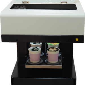 2019 new arrival 4 Cups Digital Edible Ink 3D Food Coffee Printer /Latte Art Cappuccino Foam cotton candy printing machine