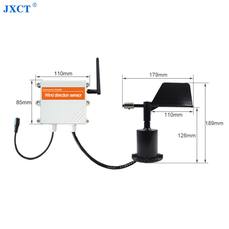 4-20ma RS485 wind speed and direction transmitter sensor for weather station Agrometeorological sensor