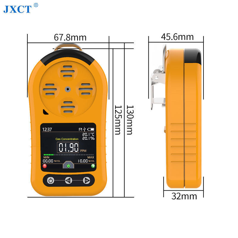 High Precision NH3 ammonia / Ethylene / SO2 / CH4 Methane / PH3 Phosphine / Formaldehyde Portable Single Gas Alarm Detector