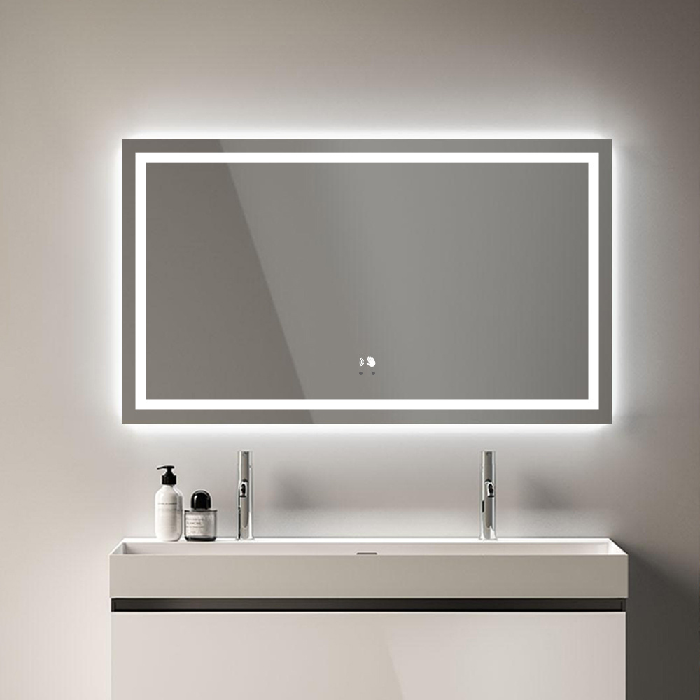 BOLEN Waterproof Illuminated Smart LED Bathroom Mirror with Touch Switch