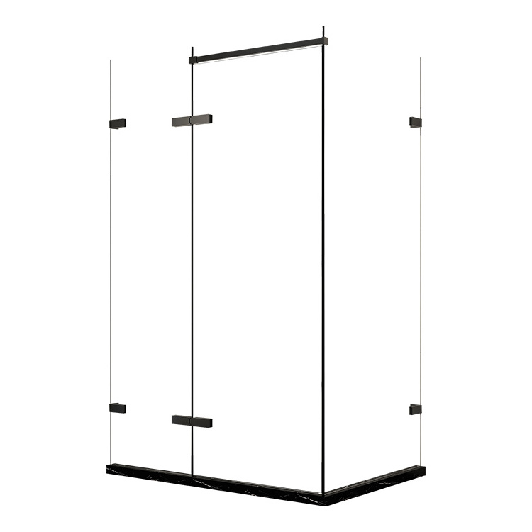 Shower Cabin Bathroom Corner Baths Aluminum Frame Glass Door Luxury Shower Room Sale Elegant OEM ABS