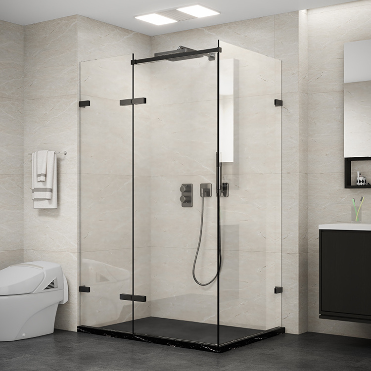 Shower Cabin Bathroom Corner Baths Aluminum Frame Glass Door Luxury Shower Room Sale Elegant OEM ABS