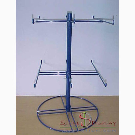 Wire Hook Spinner Grocery 12 Pegs Countertop Display Rack