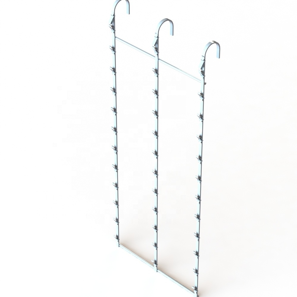 3 Strips Metal  Clip Snack Display Rack For Door Or Wall