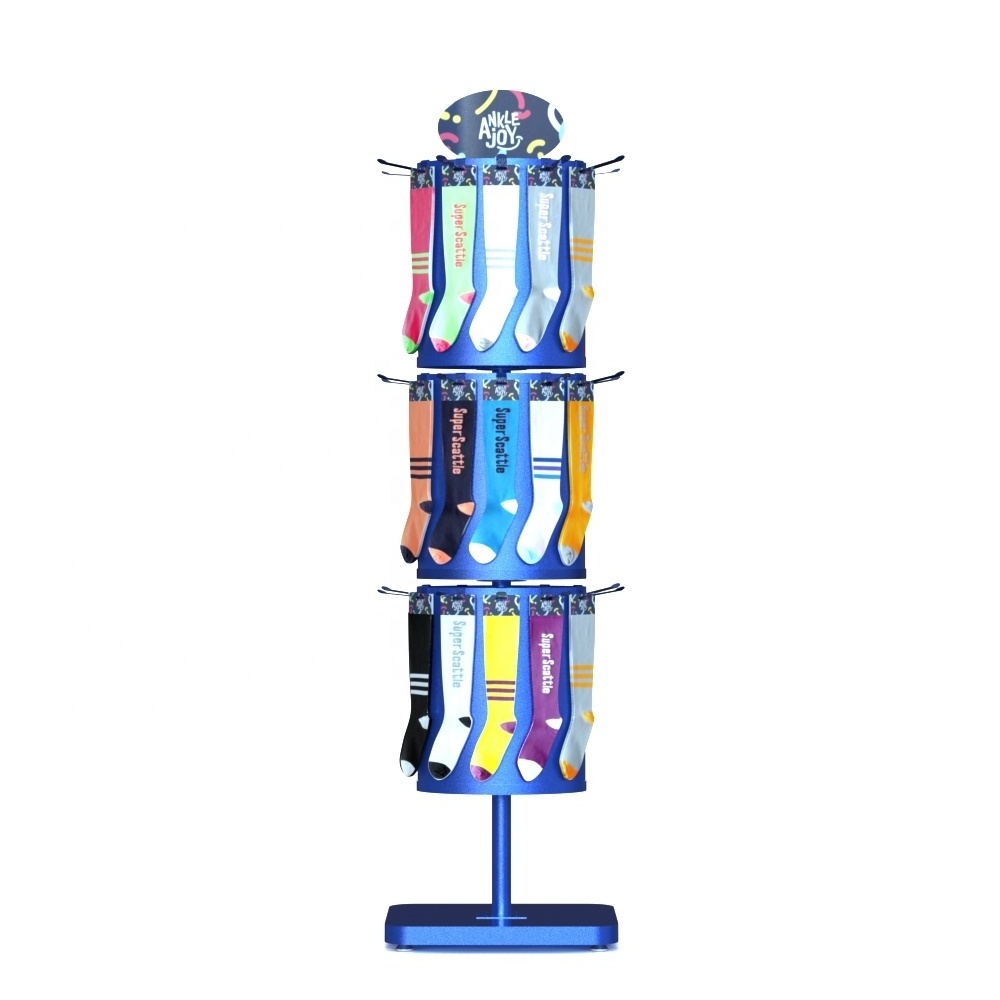 Oval-Shape Spinner Floor Standing Stocking Display Rack,wire rack display,metal pop stand display,display racks metal